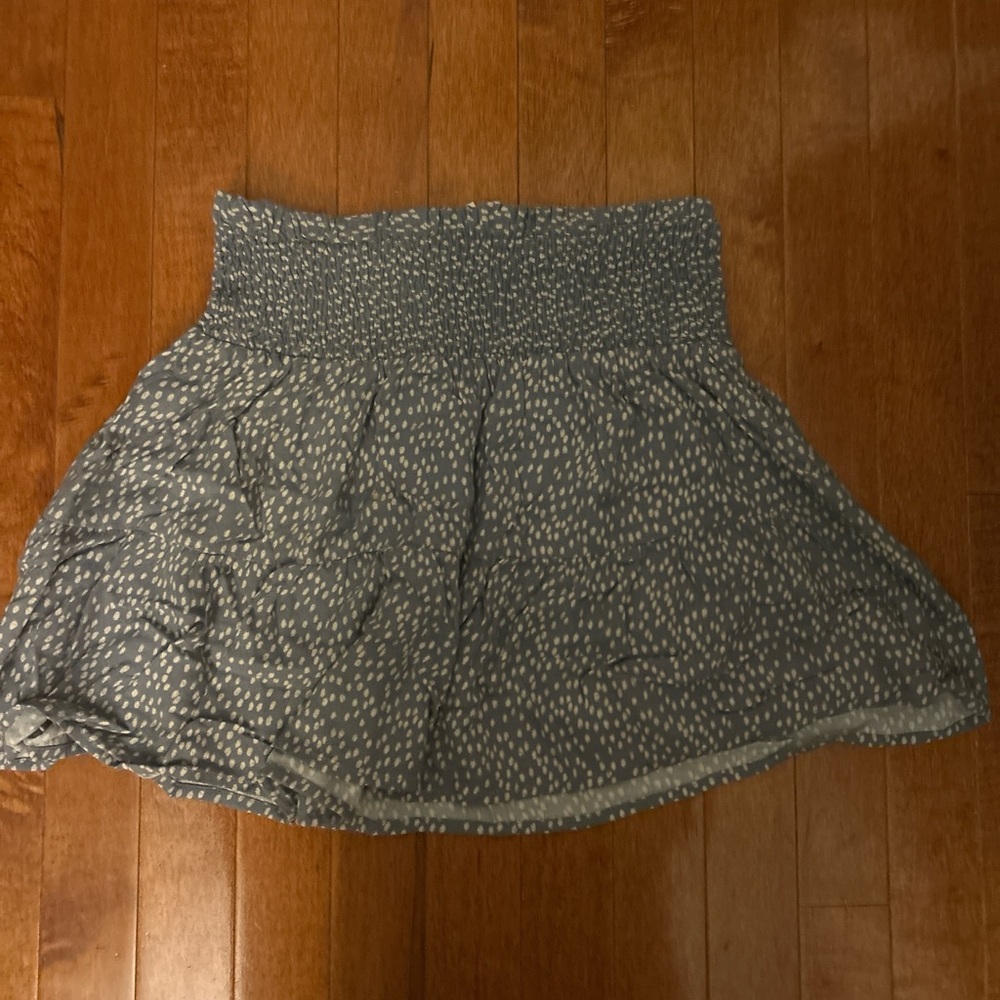 URBAN Romantics Blue and White Skater Skirt